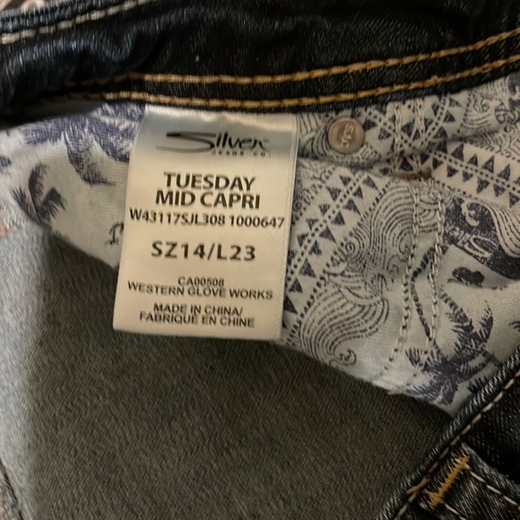 Silver Tuesday capri - Picture 3 of 7